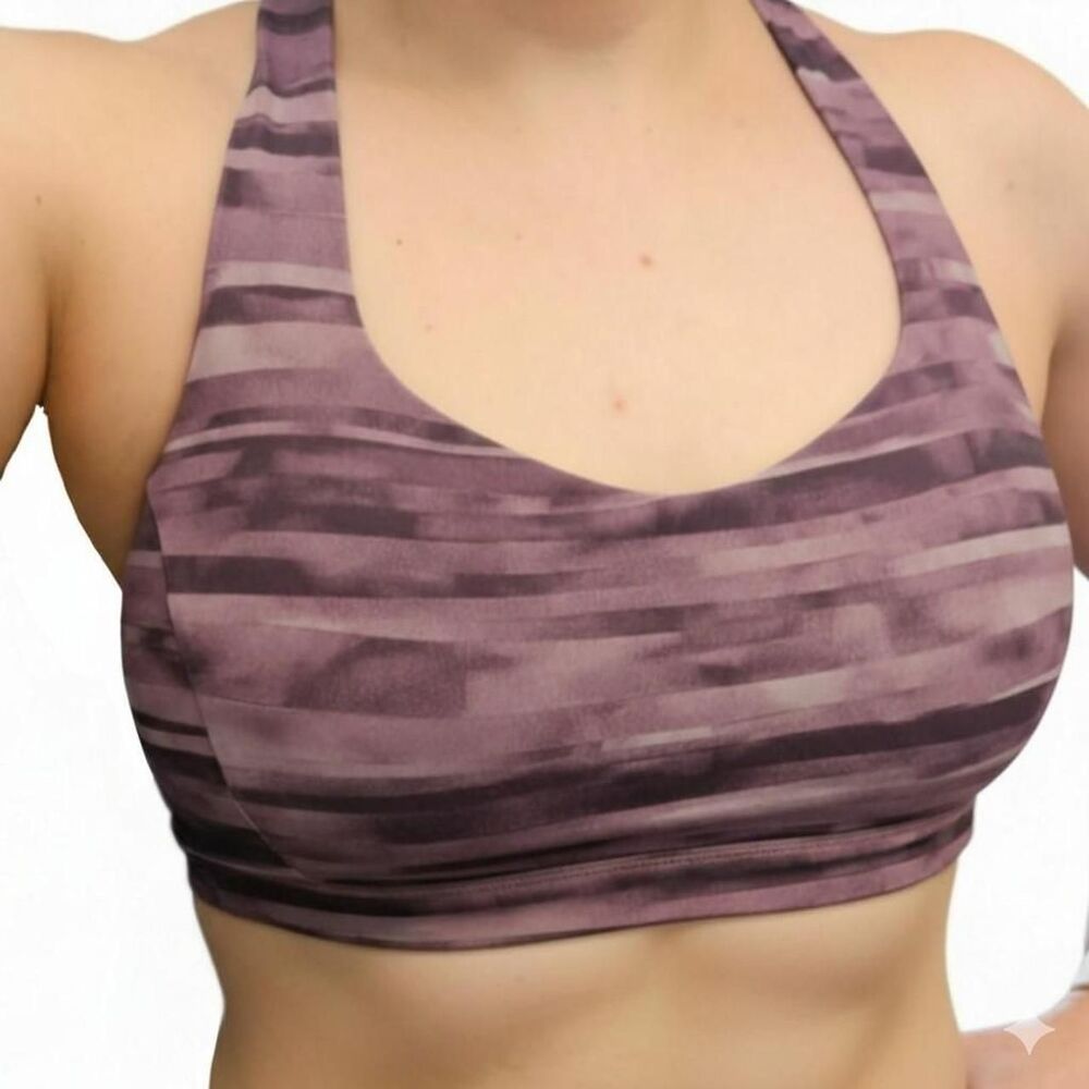 Lululemon Free To Be Serene Sportsbra size 8 Purple